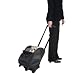 Dog Backpack on Wheels - Backpack Style and Roll-along Transport - Black