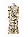 Design Sommerkleid Druck-Kleid Retro