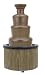 Buffet Enhancements Chocolate Fountain 27 Inch Tambour Decorative Skirting, Wood Finish
