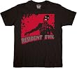 Resident Evil Retro Zombie Blood Black T-shirt Tee