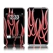 Red Neon Flames Design Apple iPod Touch 2G (2nd Gen) / 3G (3rd Gen) Protector Skin Decal Sticker