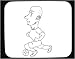 All Products : Decorated Mouse Pad with man, football, soccer, "black and white", athlete, Finland, Europe, ball, player, games