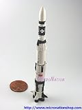 #02 Saturn V type rocket (Skylab plan) Furuta Choco Egg Astronaut/NASA Series Miniature Model