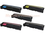 5-Pack Brother TN210BK, TN210C, TN210M, TN210Y Remanufactured Color Toner Cartridge Set for HL-3040CN, HL-3070CW, MFC-9010CN, MFC-9120CN, MFC-9320CW Series (2 Black, 1 Cyan, 1 Magenta, 1 Yellow)