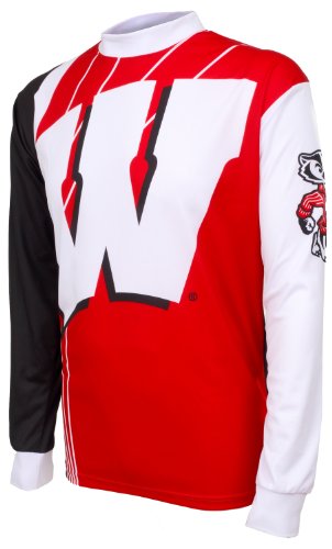 NCAA Wisconsin Badgers Mountain Bike Cycling Jersey (Team, Small) On Sale