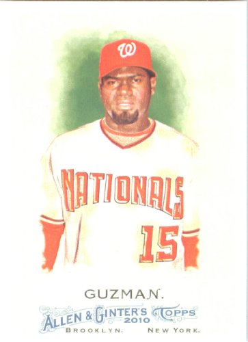 2010 Topps Allen & Ginter Baseball Card # 147 Cristian Guzman - Washington Nationals - MLB Trading Card in Screwdown Case