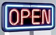 Neon Sign Open 24''W x 11''H x 4''D