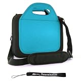 Sony DVPFX950 9-Inch Portable DVD Player Hard Nylon Cube Carrying Travel Case with Extra Pocket for Accessories + Includes a eBigValue (TM) Determination Hand Strap Key Chain