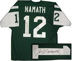 Joe Namath Signed Ny Jets Jersey