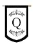 Monogram Regalia Regular Size Flag Q