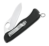 Produkt-Bild: Victorinox Taschenwzg. SENTINEL Clip, Einh&auml;nder ohne Wellenschliff, schwarz