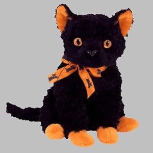 Amazon.com: Ty Beanie Babies Fraidy - Black Cat: Toys & Games
