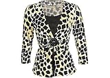 Petite Bay Studio Career Black And Yellow Print ITY Top