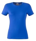 Fruit of the Loom Lady-Fit Valueweight T Shirt Royal Blue XS