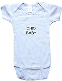 OHIO BABY - State Series - White, Blue or Pink Onesie / Baby T-shirt