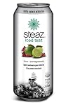 Steaz Organic Iced Teaz, White Tea with Lime and Pomegranate,  12 - 16-Ounce Cans