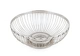 Round Wire Basket / Fruit Bowl - Fine Stainless Steel Serveware for Your Home