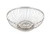 Kitchen & Housewares : Round Wire Basket / Fruit Bowl - Fine Stainless Steel Serveware for Your Home