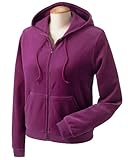 Apparel : Devon & Jones Pink Velour Hoodie. DP405W