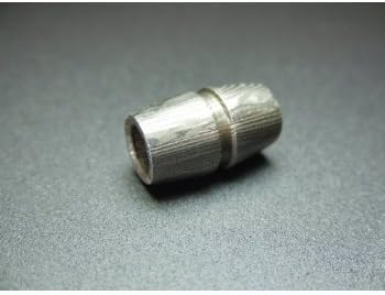 Grindworx DA06 Damascus Steel Grooved Barrel Bead 0.40"W x 0.50"H by Grindworx