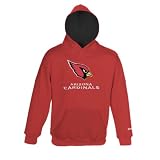 NFL Boys' Arizona Cardinals Sportsman Fleece Hoodie - R18C4P19 (Cardinal, Medium)