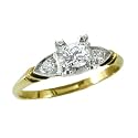 14K Antique Diamond Engagement Ring, circa 1930s
