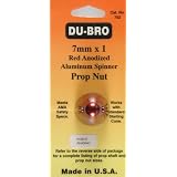 Du-Bro 752 7 mm Red Anodized Aluminum Prop Nut by Du-Bro Products