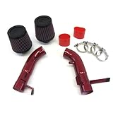 07 08 Infiniti G35 G37 Sedan Short Ram Air Intake Kit Red Pipe K&N Filter by Generic Product
