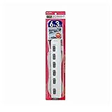 HV61182 LEDランプ スイッチ付タップ6P3m横