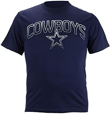 Dallas Cowboys Advent Blue Short Sleeve T Shirt by DCM (X-Large)