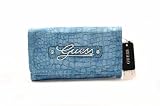 Guess Sundance Slg Slim Clutch Wallet Turquoise Purse Ladies Handbag Review