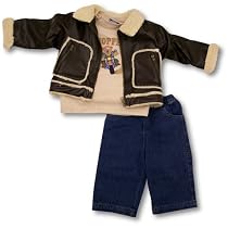 Nannette Infant Boys Three Piece Set ~ Chopper Co. SIZE 12 months