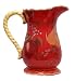 WATER PITCHER, JUICE PITCHER, ORCHARD RED TUSCANY