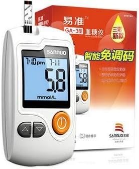 Diabetics Blood Glucose Meters Monitor with 50pcs strips+ 50pcs Needles Lancets Glucometer Blood Sugar Detection Diabetes