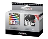 Genuine NEW Lexmark 18Y0372 #43XL and #44XL High Yield Ink Cartridge Combo Pack