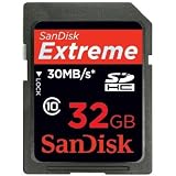 SanDisk 32GB Extreme - SDHC Class 10 High Performance memory card 200x - NEW 30MB/s version