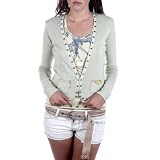 Z Brand - Women's Vintage Cardigan (Pale Green) at Z-Brand