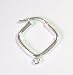 2 pcs .925 Sterling Silver Hoop Chandelier Earring Connector 18mm/Findings/Bright