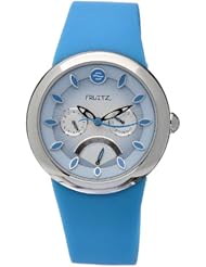 Philip Stein Womens F43S-BL-TQ Quartz Stainless Steel Blue Dial Watch