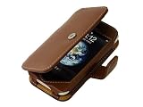 PDAIR レザーケース for iPhone 3G 横開きタイプ ブラウン PALCIPOHN3B/BRの画像