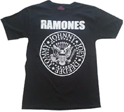 RAMONES - Presidential Seal - Black / White T-shirt