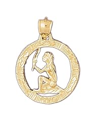 CleverEves 14K Gold Zodiac Pendant 5.1 - Gram(s)