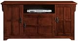 Tall Wide-screen Tv Stand Middle-door Macintosh Oak