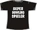 Super Bowling Spieler; T-Shirt schwarz, Gr. XXL