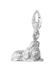 Sterling Silver LARGE SHIH TZU Charm