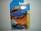 2011 Hot Wheels New Models '72 Ford Gran Torino Sport Blue on 2 Car Bands Included Card #2/244