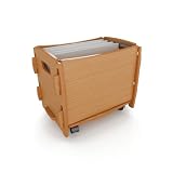 Legare Letter-Size File Cart, Wheat