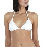Xhilaration Bridal Triangle Swim Top - White