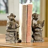 Reading Monkey Bookends Pair - NOW 20% Off