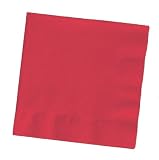 Apple Red Paper Dinner Napkins 3 Ply 24 pc